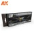 AK INTERACTIVE COLORS SET LUFTWAFFE CAMOUFLAGES (AIR SERIES) AK2001